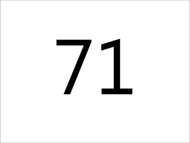 How to Pronounce 71