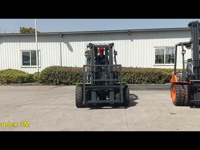 china SNSC empilhadeira 3000kg diesel forklift demo video