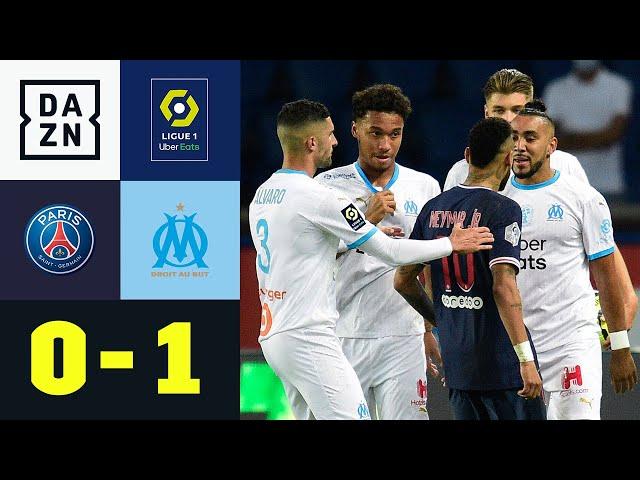 5x Rot! Neymar fliegt vom Platz, Tuchels Team bleibt punktlos: PSG - Marseille 0:1 | Ligue 1 | DAZN