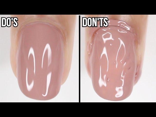 DOs & DON'Ts: Painting your nails | how to paint your nails perfectly (updated)