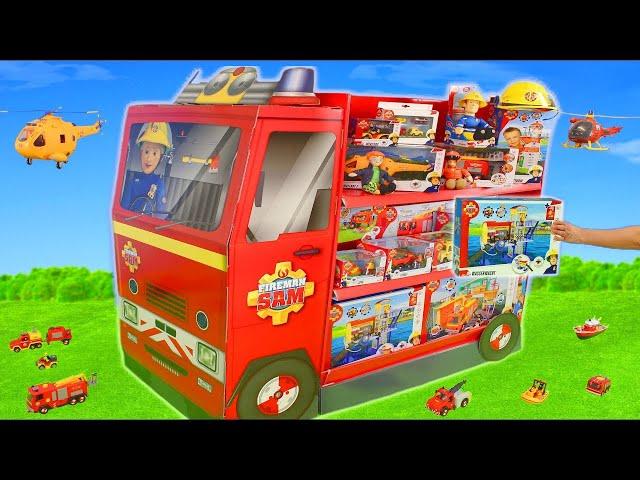 Cardboard Fire Truck from Fireman Sam