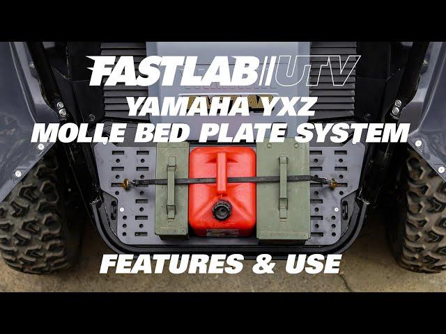 FastLab UTV Molle Bed Plate System for Yamaha YXZ - Features and use to maximize the YXZ cargo area