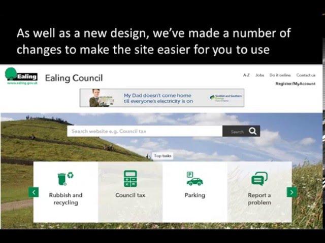 New Ealing Council Website