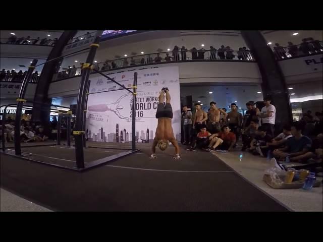 street workout world cup Hong Kong 2016, round 3, Sondre Berg