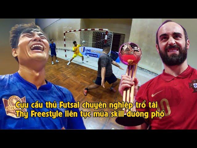 THY FREESTYLE đá bóng FUTSAL múa skill bóng đá đường phố như RICARDINHO cùng ae PHÓNG VIÊN FC