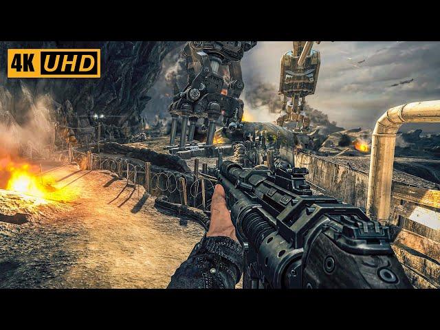 Deathshead's Compound | Reach The Castle | Wolfenstein: The New Order [4K60FPS] Gameplay