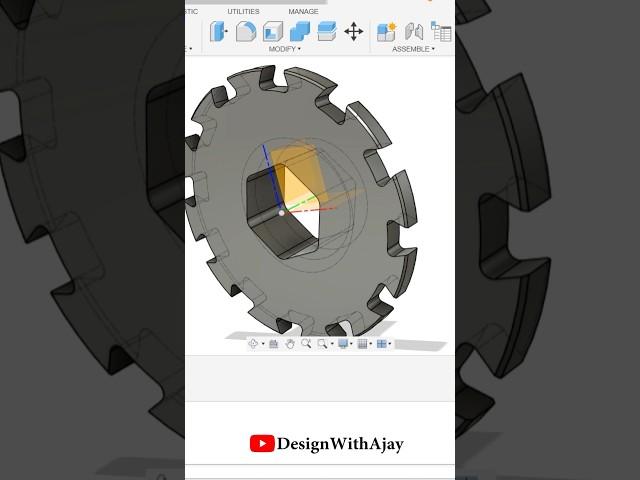 Design a Shredder Machine Blade Design |#Fusion 360| |#designwithajayl #tutorial