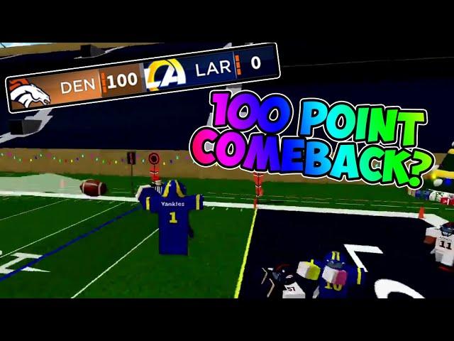 WE DID IT!!! (Football Fusion 100 Point Comeback)