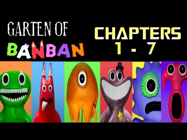 GARTEN OF BANBAN - ALL CHAPTERS 1-7 | Full Game Walkthrough | No Commentary