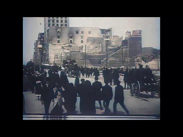 San Francisco after the devastating earthquake in 1906 like you've never seen before in color! [HD]