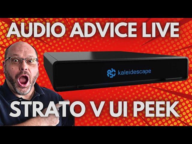 Kaleidescape Strato V - UI First Look - Audio Advice Live 2024