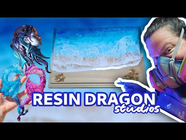 Making a RESIN MESS with Cheryl from Resin Dragon Studios