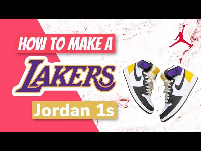 How To Make Lakers Jordan 1