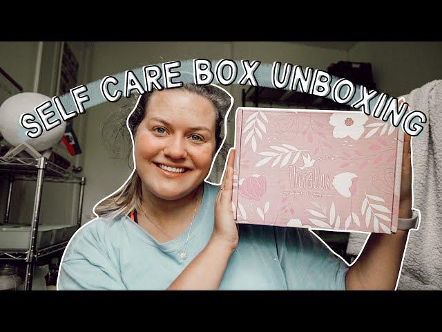 SELF CARE SUBSCRIPTION BOX: Therabox Unboxing || huntermerck