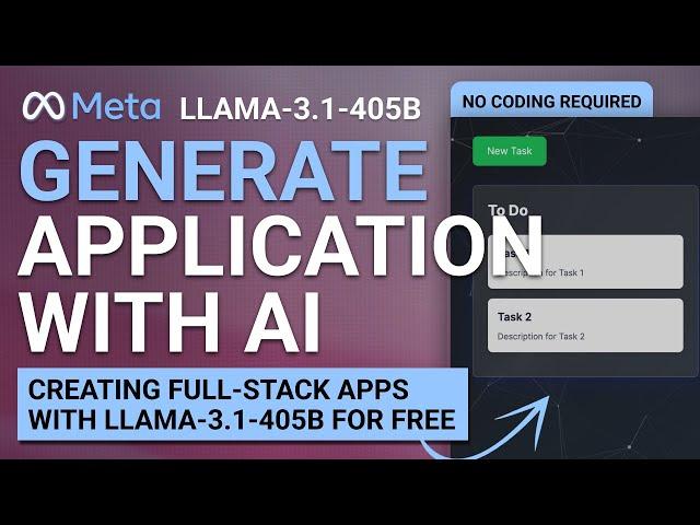 Aider + Llama-3.1 (405B) + NextJS + Supabase : Generate FULL-STACK Apps with Llama-3.1 405B for FREE