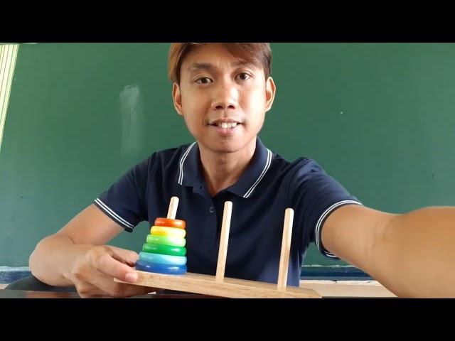 How to play tower of hanoi using 6 disks only? @RommelEsteban026vblogs