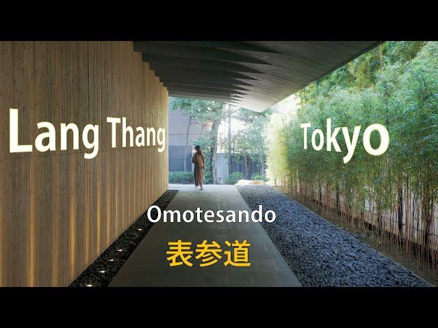 Omotesando - tokyo có gì Vol1 | Lang thang tokyo | Ngày nghỉ kiến trúc sư đi đâu