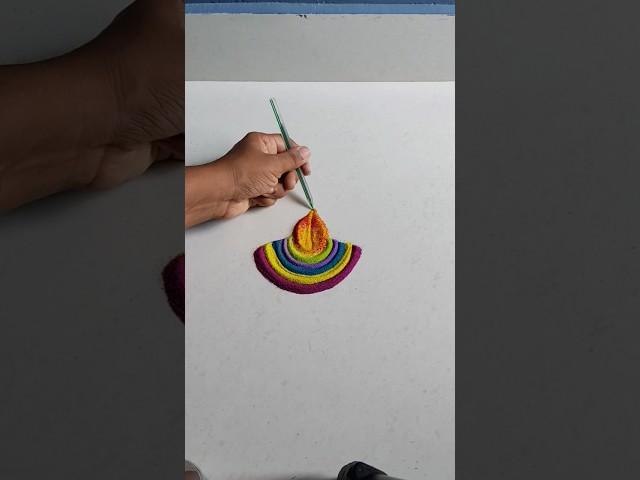 #rangolidesigns #shorts #Diy #nscreations / best rangoli tricks by ns #art