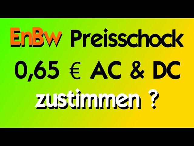 Preisschock bei EnBw ! Preiserhöhung zustimmen