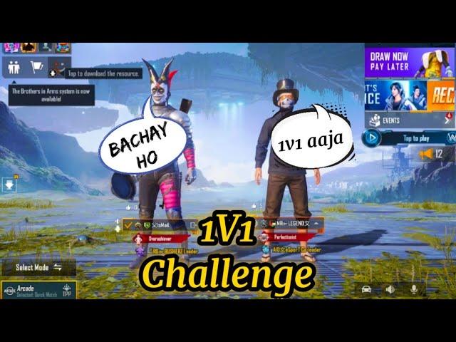 TDM 1v1 Challenge  Pubg Mobile Zid Wala Match