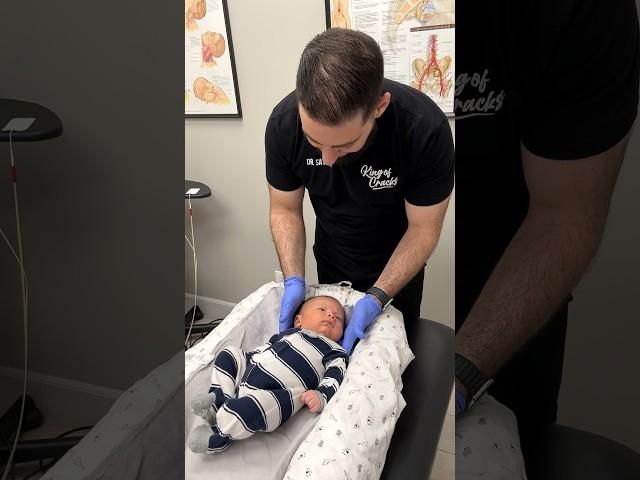 *NEWBORN BABY’S NECK IS STUCK* Part 1:  Lucas’ first ever chiropractic adjustment 