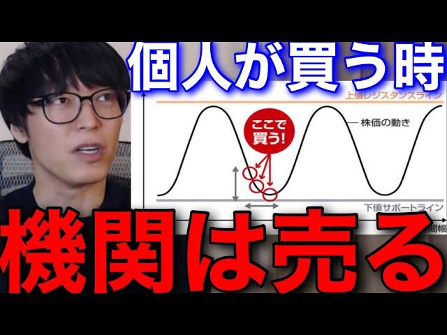 【テスタ】株初心者が買うときプロが売る。買った銘柄が下がる理由【テスタ切り抜き/機関投資家/スキャルピング】