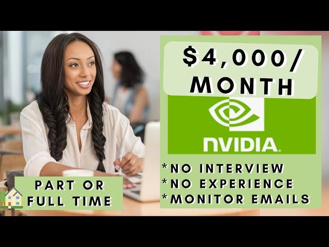 NVIDIA is Hiring Remote! + No Interview No Experience Remote Work From Home Jobs 2025