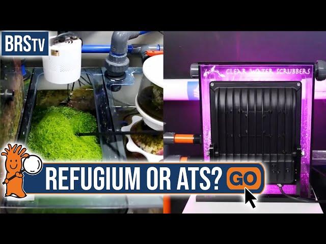 Natural Reef Tank Filtration! The Difference Between Algae Turf Scrubbers & Refugiums.