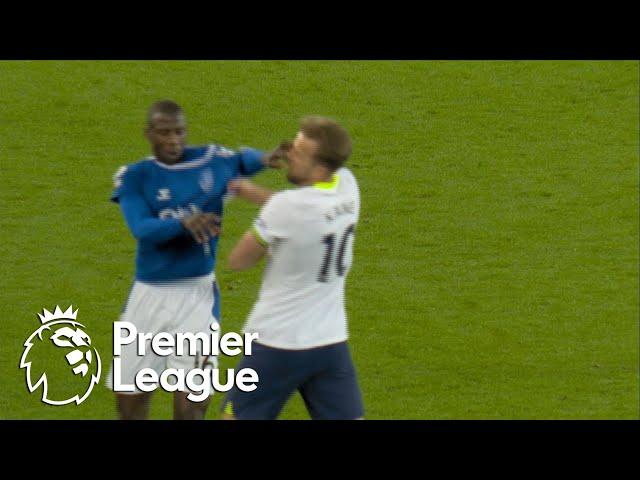 Abdoulaye Doucoure sees red for putting hand to Harry Kane's face | Premier League | NBC Sports