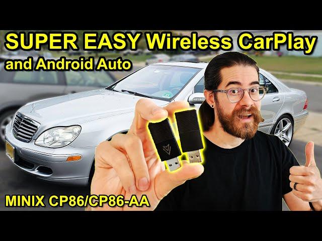 SUPER EASY Wireless CarPlay and Android Auto Upgrade! – MINIX CP86 and CP86-AA Review