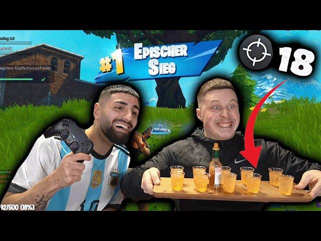 1 KILL = 1 TABASCO SHOT das FORTNITE DUELL | Jordan & Semih