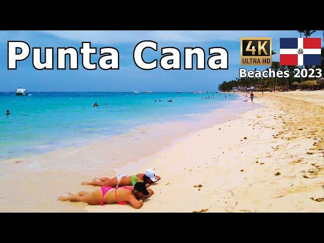 Punta Cana 4K - Dominican Republic - 45 Minute Beach Walk 