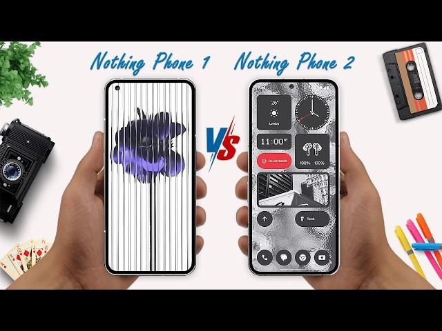 Nothing Phone 1 vs Nothing Phone 2 | Which One is Better  | FULL Phone Comparison