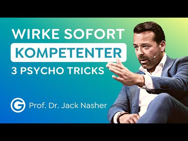 Manipulation made easy: 3 Tricks für direkten Einfluss // Prof. Dr. Jack Nasher