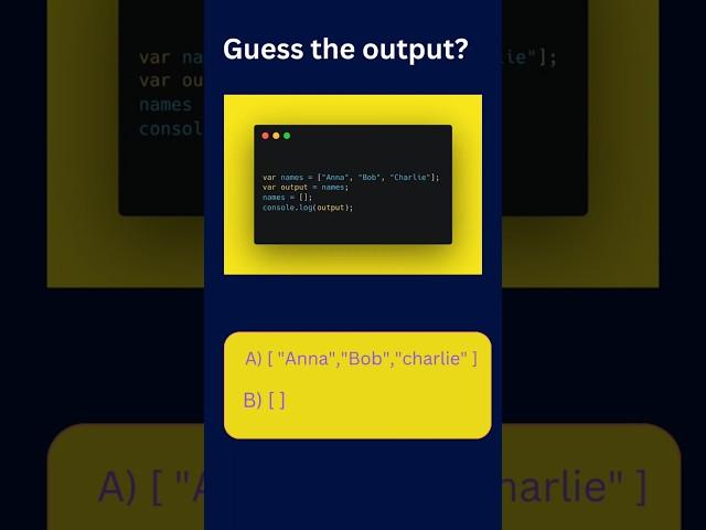 What Happens When You Use an Empty Array in JavaScript? #Javascript  #Javascript quiz  #js #shorts