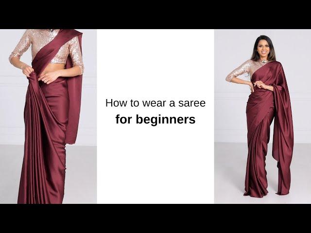 How to Wear Saree for Beginners | lakshmi saree draping | Different Style of Saree | Tia Bhuva