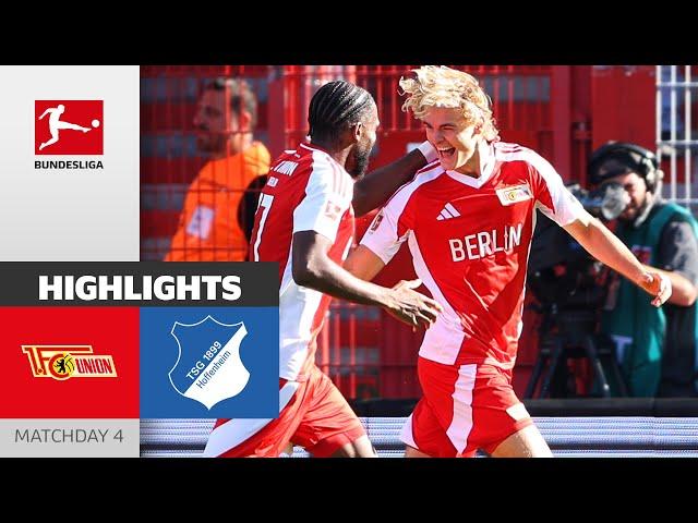 Early Goals Secure Three Points! | 1. FC Union Berlin - TSG Hoffenheim 2-1 | Highlights