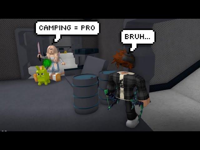 I Found An ANNOYING TEAMER CAMPING, So I Made Her RAGE QUIT… (Murder Mystery 2)