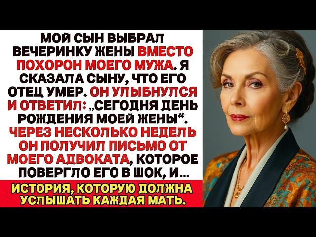 Мой Сын Выбрал День Рождения Своей Жены Вместо Похорон Отца. Я Изменил Завещание И...