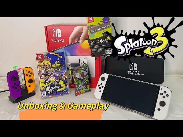 Splatoon 3 Unboxing and Gameplay