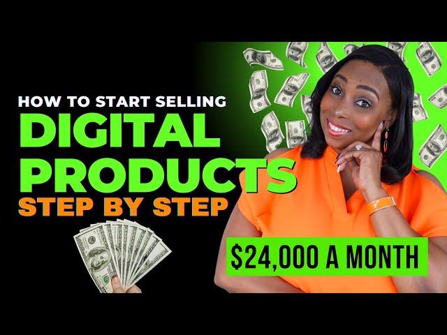 How To Sell Digital Products Online As A Beginner - STEP BY STEP Passive Income Business Model