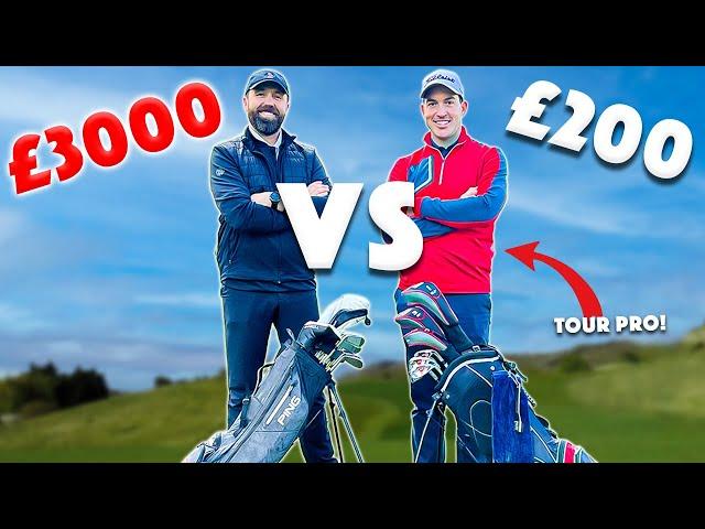 Rick Shiels (own golf clubs) Vs Tour Pro (package set)