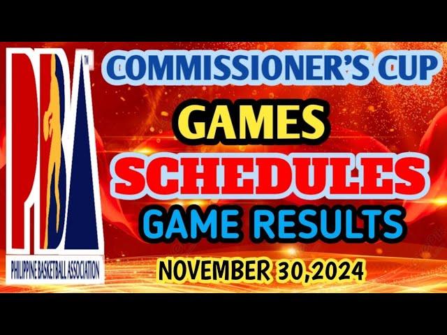 PBA COMMISSIONER'S CUP SEASON 49 GAMES RESULTS and GAME SCHEDULES | PBA TODAY