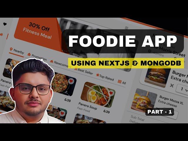 Food App Design | using React Nextjs, mongodb 100% easy