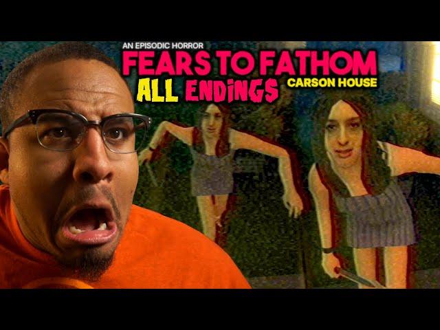 Fears To Fathom: Carson House (Episode 3) | SHE BROKE IN MY HOUSE | ALL ENDINGS | Indie Horror Game