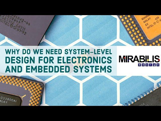 Why do we need system-level design for electronics and embedded systems?