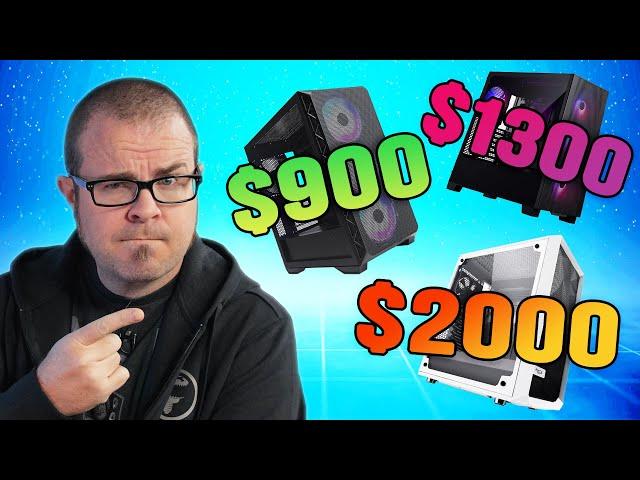 The PC You Should Build - Best $900, $1300, $2000 Gaming PCs for Black Friday!