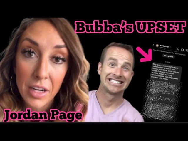 Jordan Page's EX Is Upset...exposing more DMs