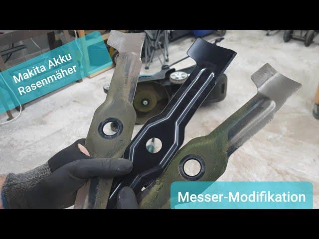 Rasenmäher-Messer schärfen und verbessern Makita DLM431Z