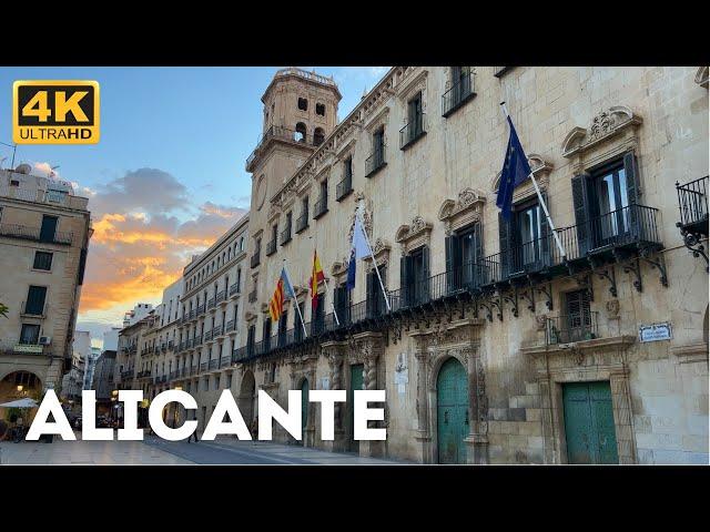 Alicante, Spain | Virtual Walk in Alicante | Walking Tour 4k